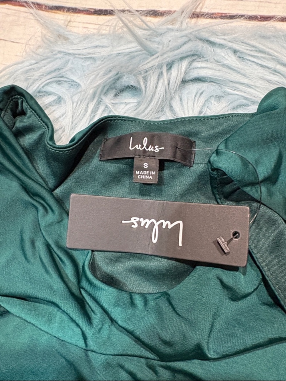 NWT Lulus Eye-Catching Flirt Emerald Ruched Asymmetrical Mini Dress - Picture 3 of 8